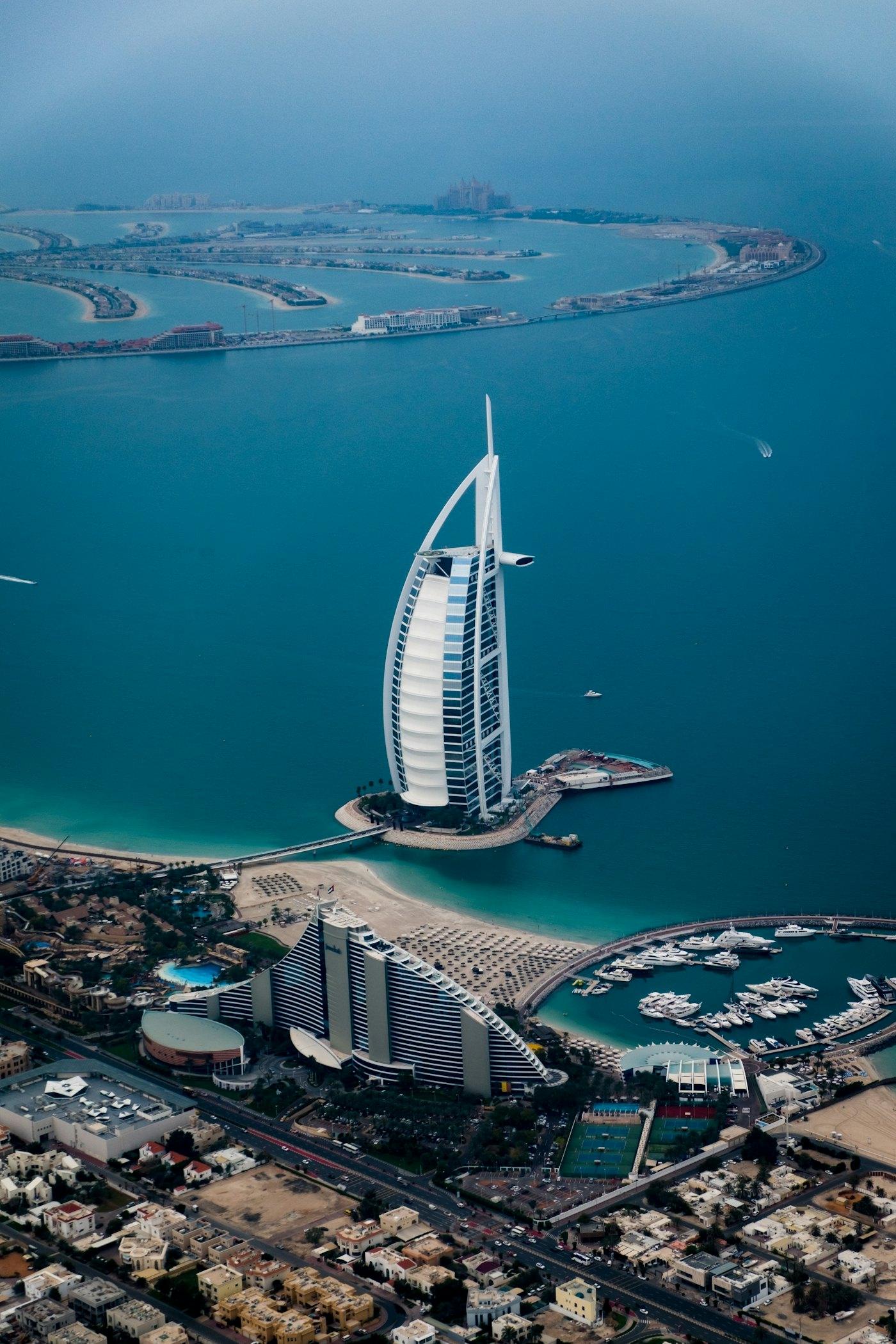 Burj Al Arab and the Dubai coastline